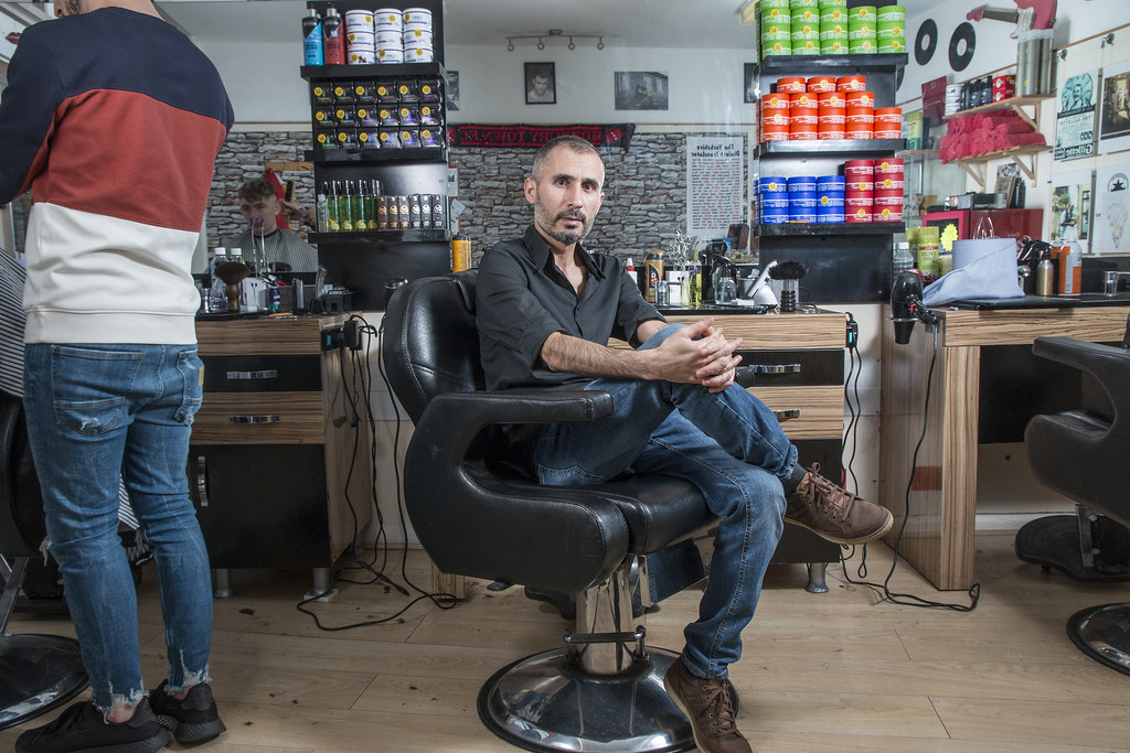Small UK business team